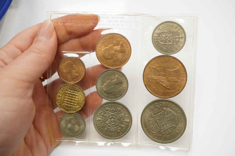 A quantity of sundry coins and bank notes. Condition - varies